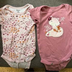 Gerber 0-3 month baby girl onesies